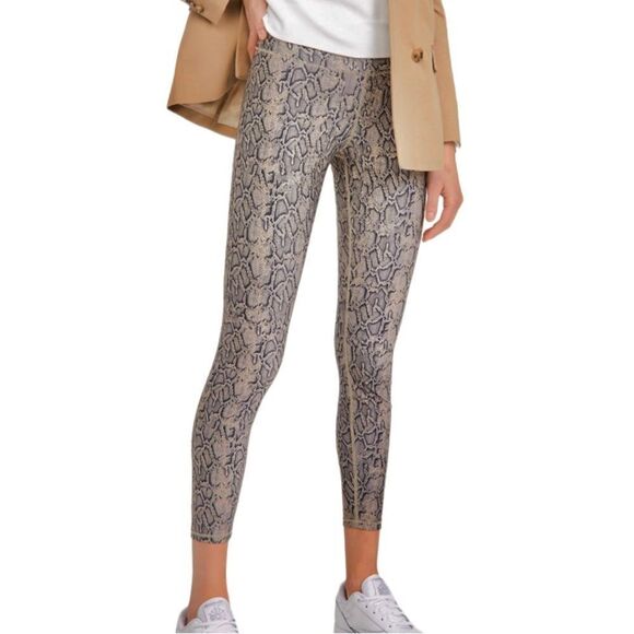 NWT Good American Eco Sheen 7/8 Leggings; - Picture 1 of 12